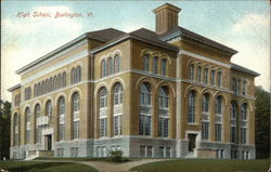 High School Burlington, VT Postcard Postcard Postcard