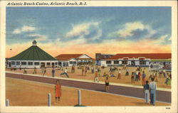 Atlantic Beach Casino Rhode Island Postcard Postcard Postcard