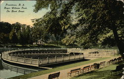 Roger Williams Park, the Band Stand Providence, RI Postcard Postcard Postcard