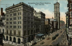 Metropolitan Opera House on Broadway New York, NY Postcard Postcard Postcard