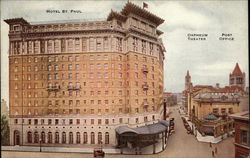 Hotel St. Paul, Orpheum Theatre, Post Office Postcard