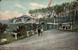 The Boulevard Theater Malden, MA Postcard Postcard Postcard