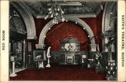 Keith's Theatre - Red Room Boston, MA Postcard Postcard Postcard