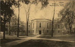 Williams College - Library Williamstown, MA Postcard Postcard Postcard