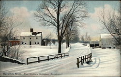 Poet Whittier's Birthplace, "Snowbound" Postcard