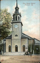 First Parish Church Postcard