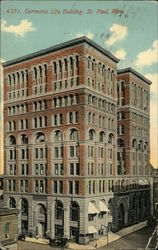 Street View of Germania Life Building St. Paul, MN Postcard Postcard Postcard