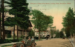 West Elm Street, Looking East Postcard