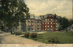 The Checkerton and Chesston Apartments Postcard