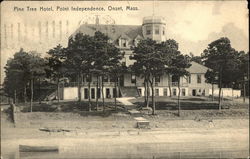 Pine Tree Hotel, Point Independence Onset, MA Postcard Postcard Postcard