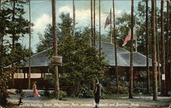 Ladies Waiting Room at Mayflower Park Postcard