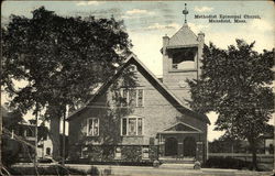 Methodist Episcopal Church Mansfield, MA Postcard Postcard Postcard