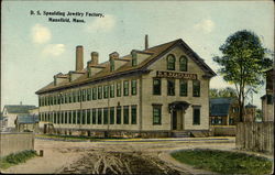 D.S. Spaulding Jewelry Factory Mansfield, MA Postcard Postcard Postcard