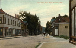 Post Office and Main Street Postcard