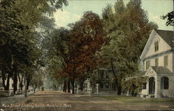 Main Street, Looking North Postcard