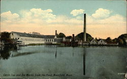 Cards Tap and die Works, from the Pond Mansfield, MA Postcard Postcard Postcard