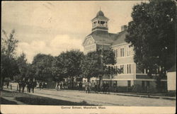 Central School Mansfield, MA Postcard Postcard Postcard