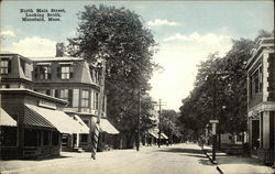 North Main Street, Looking South Postcard