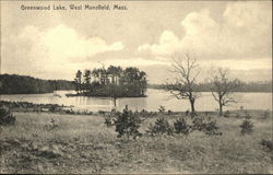 Greenwood Lake West Mansfield, MA Postcard Postcard Postcard