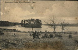 Greenwood Lake West Mansfield, MA Postcard Postcard Postcard