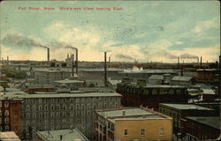 Bird's Eye View looking East Postcard