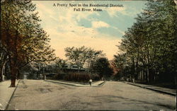 Residential District Postcard