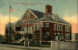 Samuel Longfellow School Fall River, MA Postcard Postcard Postcard