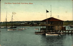 Fall River Yacht Club Massachusetts Postcard Postcard Postcard