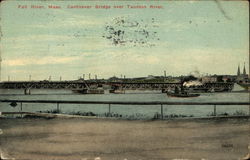 Cantilever Bridge over Taunton River Postcard