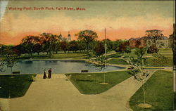 Wading Pool, South Park Fall River, MA Postcard Postcard Postcard