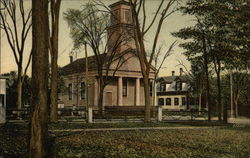 Universalist Church Foxboro, MA Postcard Postcard Postcard