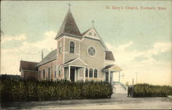 St. Mary's Church Foxboro, MA Postcard Postcard Postcard