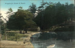 Kingsbury's Grove and Beach Postcard