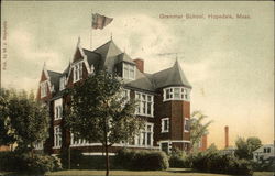 Grammar School Hopedale, MA Postcard Postcard Postcard