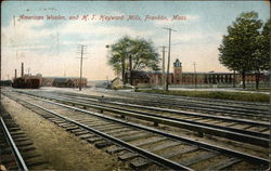 American Woolen and H.T. Hayward Mills Franklin, MA Postcard Postcard Postcard