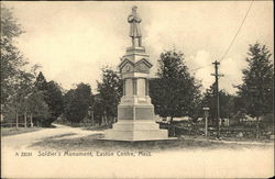 Soldiers Monument Postcard