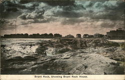 Brant Rock showing Brant Rock House Postcard