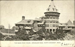 The Black Rock House North Cohasset, MA Postcard Postcard Postcard