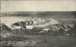 View of Peggoty Beach, From Second Cliff Scituate, MA Postcard Postcard Postcard