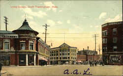 Irving Square Framingham, MA Postcard Postcard Postcard