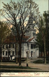 First Baptist church - Oldest Church Edifice in the Area - Built in 1826 Framingham, MA Postcard Postcard Postcard