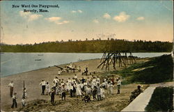 New Ward One Playground Beverly, MA Postcard Postcard Postcard