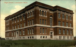 High School and Grounds Postcard