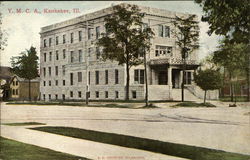 Street View of YMCA Kankakee, IL Postcard Postcard Postcard