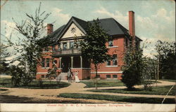 Woods Hall, Y.M.C.A. Training School Postcard