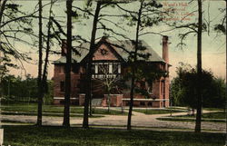 Wood's Hall, International YMCA College Postcard