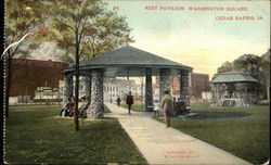 Rest Pavilion - Washington Square Postcard