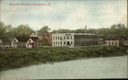 Water View of the Overall Factory Kankakee, IL Postcard Postcard Postcard