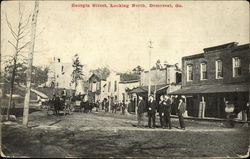 Georgia Street, Looking North Demorest, GA Postcard Postcard Postcard