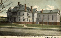 South Main Graded School Postcard